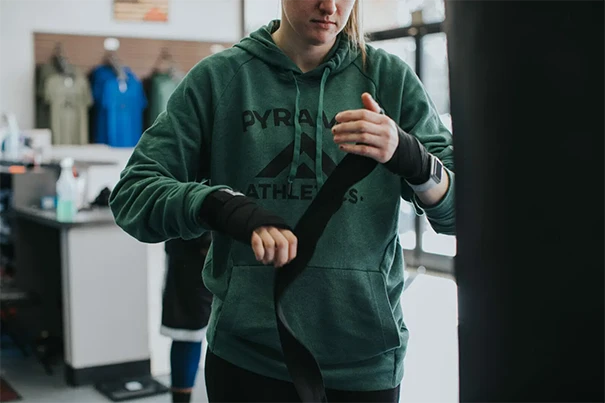 Fitness kickboxing program - relieve stress
